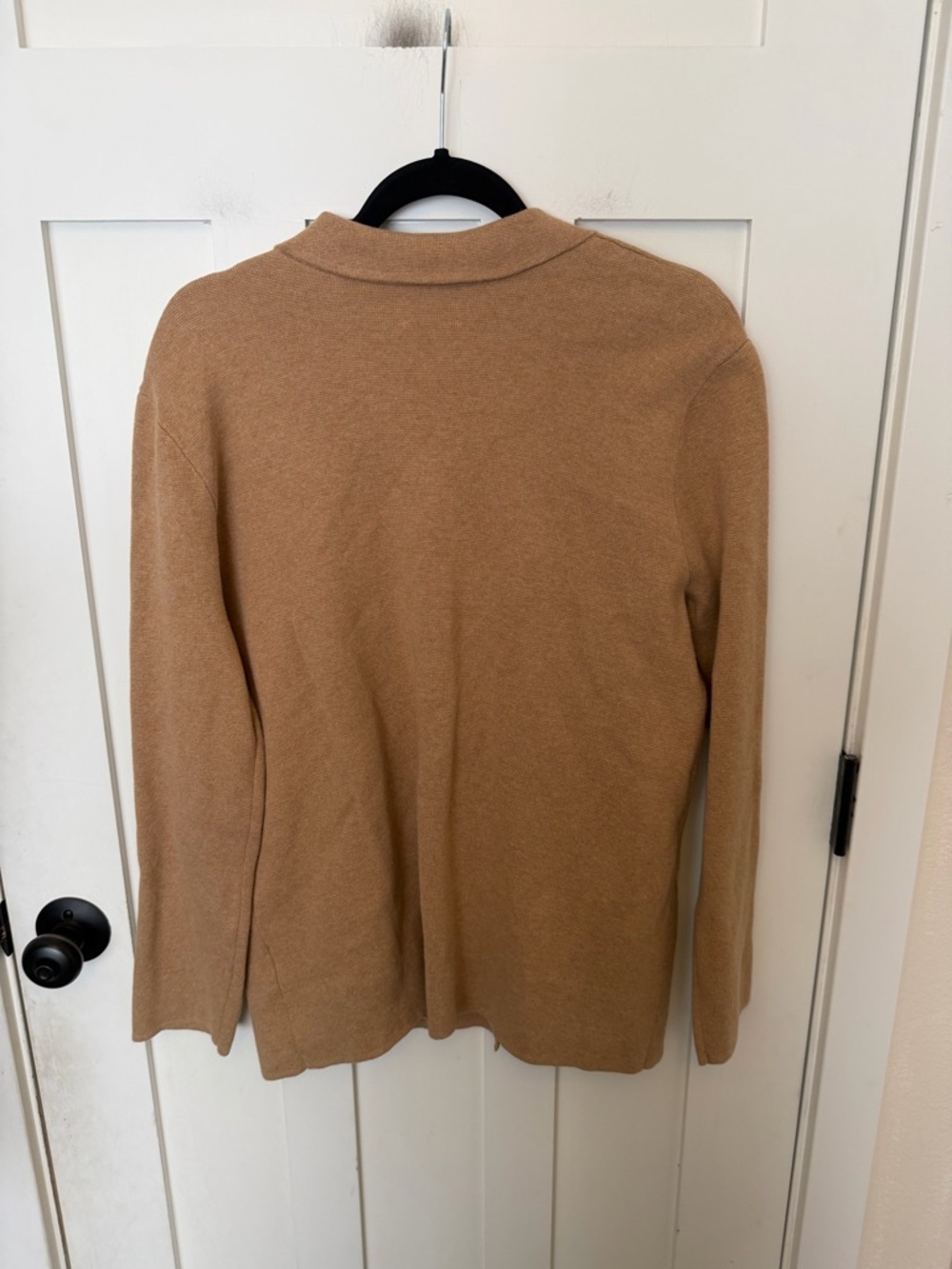 Lands' End Fine Gauge Cotton Button Front Blazer Sweater Size Large 14-16 Petite - Picture 7 of 9
